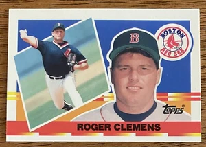 1990 Topps Big ROGER CLEMENS #22 Red Sox - Picture 1 of 2
