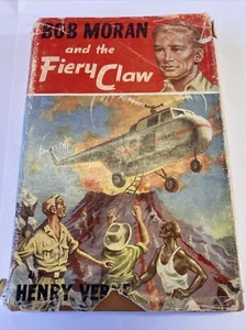 Bob Moran And The Fiery Claw Henry Verne Hardcover Book 1960 1st Edition Rare - Picture 1 of 9