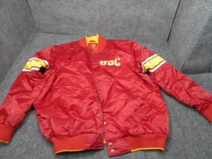 USC Trojans Authentic Apparel Nylon Jacket XL Men Red Embroidered, - Picture 1 of 5