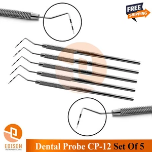 Sonda de 5 períodos CP-12 recubierta de color 3-6-9-12 mm William Marking examen dental - Imagen 1 de 3