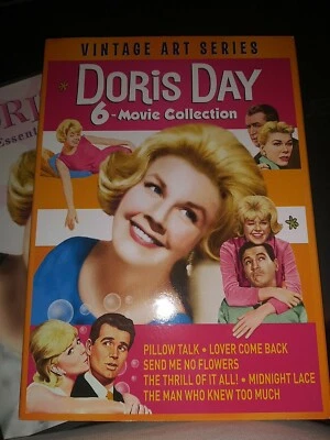 Doris Day Vintage Art Series 6-Movie Collection on 4 discs DVD, Hudson, Garner  - Image 1 of 2