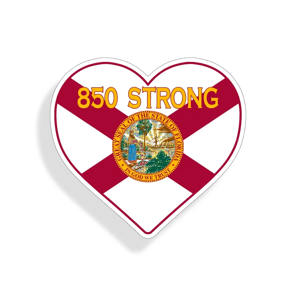 850 Strong Panama City Sticker Beach PCB FL Car Cup Laptop Window Bumper Decal - Image 1 of 1