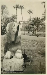 Postkarte RPPC 1939 Memphis Ägypten Sphinx Nordafrika 23-4230 - Bild 1 von 2