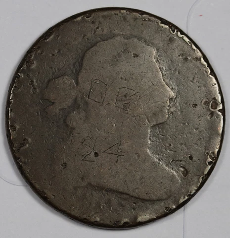 1805 Large Cent.  Circulated.  187928 Cover