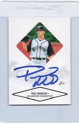 2004 Just #48 Paul Maholm Crosscutters Signed Auto *H7291 - Image 1 of 2