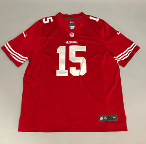 Nike On Field San Francisco 49ers Jersey #15 Michael Crabtree XXL Red White NFL
