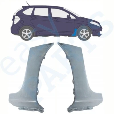 HONDA FR-V FRV 2005-2009 Tôle de Réparation D'aile Avant / Paire - Immagine 1 di 2