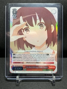 Megumi SHS/W56-E057S SR Super Raro Blanco Negro Saekano - Imagen 1 de 1