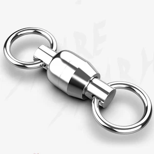 10pcs Fishing Barrel Bearing Rolling Swivel Lures Connector Tackle Fishing Tool - Picture 1 of 24