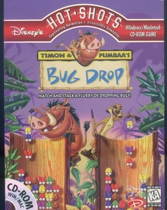 Timon & Pumbaa's Bug Drop, Hot Shots Lion King PC Game, Windows/Mac - Picture 1 of 2