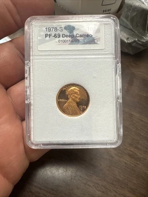 1978-S Lincoln Memorial 1c Proof PR69 DEEP CAMEO = 2nd BEST CHOICE - Image 1 of 3
