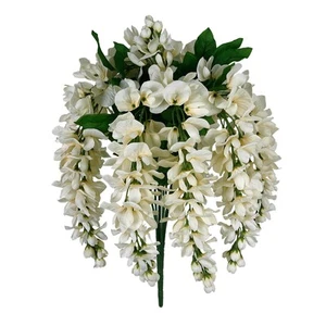 17” Cream Wisteria Bush by Ashland- 15ct Value Pack - Picture 1 of 2