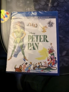 PETER PAN * 70th Anniv Edition Blu-ray/DVD * Disney Movie Club Exclusive * NEW - Foto 1 di 4