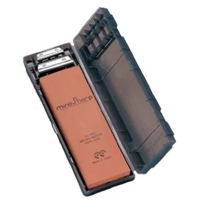 mino Sharp Whetstone Kit Medium Brown No.460 Japan - Picture 1 of 3