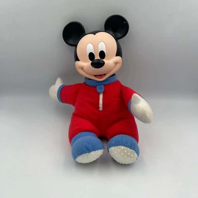 Walt Disney Parks Vintage Baby Mickey Mouse in a One Piece Outfit Plush Doll - Image 1 of 4