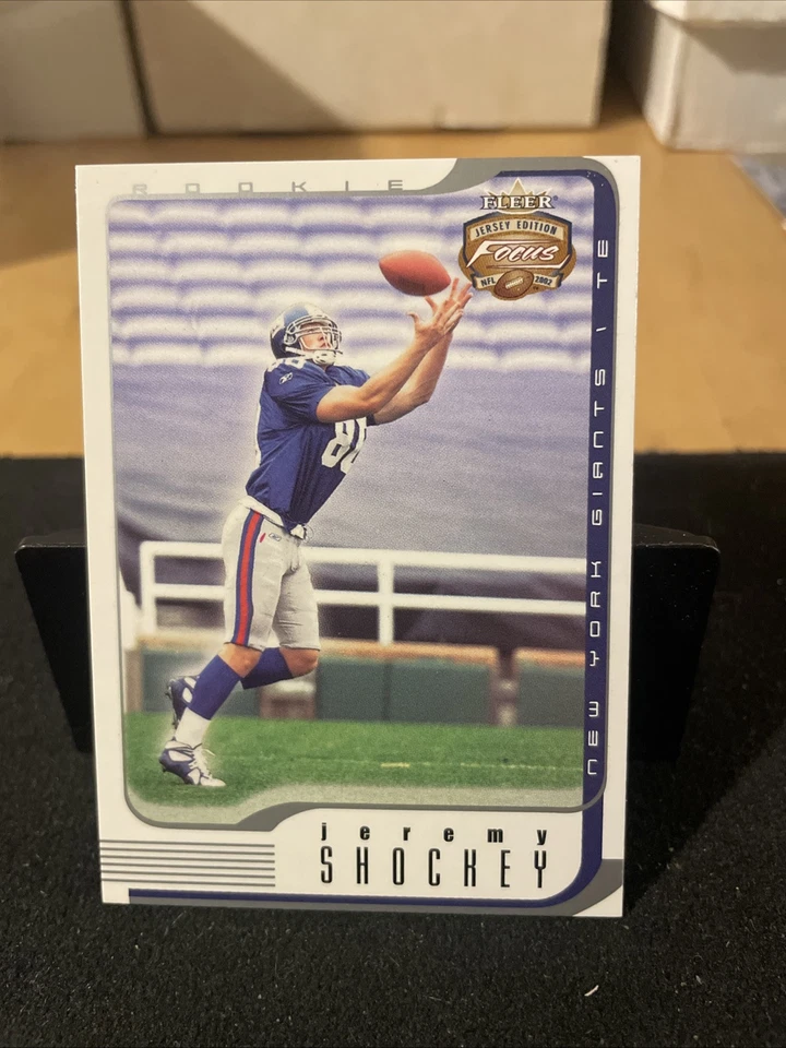 2002 Fleer Focus Jersey Edition - Jeremy Shockey #796/1850 (RC) - Image 1 of 2