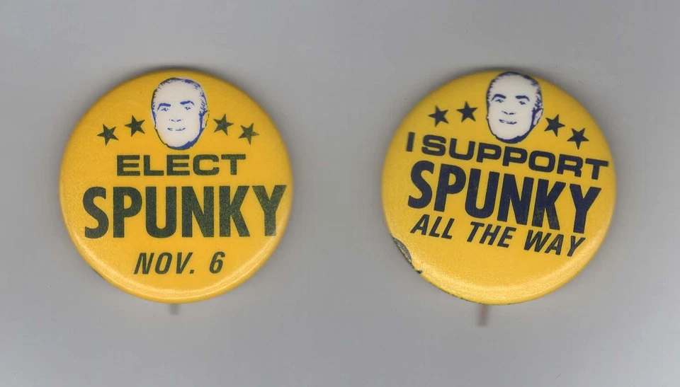 1973 Abe Beame for Mayor of NY City Button Elect Spunky - Bild 1 von 1