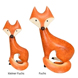Gartenfigur Fuchs Dekofigur aus Metall Meister Reineke Höhe ca. 23 cm - Bild 1 von 3