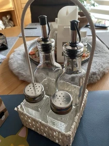 Gewürzmenage in weiß - Bild 1 von 6