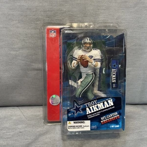 TROY AIKMAN Dallas Cowboys MCFARLANE HOF NFL Canton esclusivo☆SOLO 3.000 figurine - Foto 1 di 6