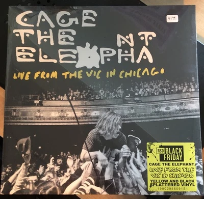 Cage The Elephant LIVE FROM THE VIC IN CHICAGO RSD BF 2025 New Colored Vinyl 2LP - Imagem 1 de 2