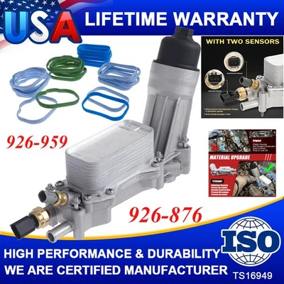 Filtro de carcaça de filtro de óleo de motor de alumínio para Dodge Challenger Durango Journey - Imagem 1 de 4