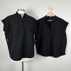 FIGS Gran Tamaño Rafaela Colección Técnica Sin Mangas Negro Exfoliante Paquete Mediano - Imagen 1 de 10