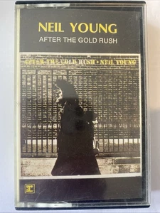 NEIL YOUNG - CASSETTE TAPE WITH PAPER LABELS - AFTER THE GOLD RUSH - Picture 1 of 7