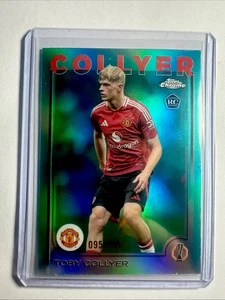 Toby Collyer 2024-25 Topps Cromo UEFA Aqua Lava Refractor /199 RC #18 - Imagen 1 de 2