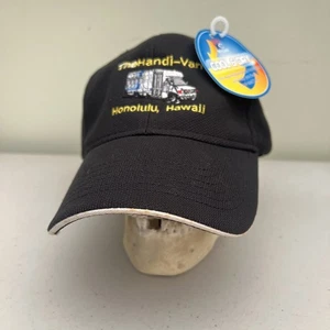 The Handi-Van Honolulu Hawaii Hat Cap Black Bus Transportation New - Picture 1 of 6