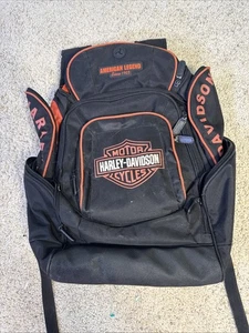 Harley Davidson Legend Zipper Backpack  - Picture 1 of 7