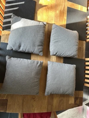 4 Kleine Sofakissen in grau - Bild 1 von 2