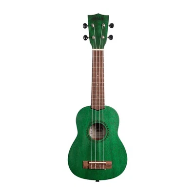 Kala Meranti Watercolor Soprano 4-String Ukulele (Fern Green) - Image 1 of 4