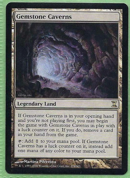 Gemstone Caverns - Time Spiral- Magic the Gathering NM MTG - Image 1 of 1