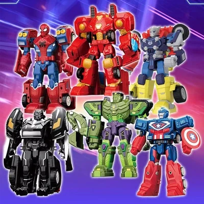 HIPLAY ZD Toys The Avengers Iron Man/Spider-Man Transformable Vehicle Car Model - Image 1 of 4