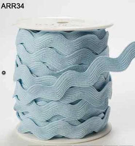 1/2" Ric Rac Trim - May Arts - Blue - ARR34 - 5 yards - Picture 1 of 1
