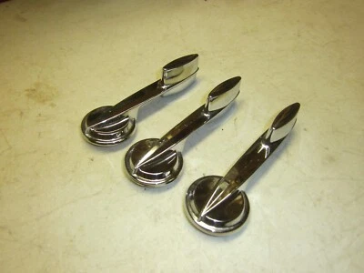 3) 1959 Mercury Inside Door Handles Good Used 1016248 casting - Image 1 of 4