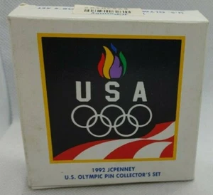 VINTAGE 1992 JC PENNEY US OLYMPIC PIN COLLECTORS SET Barcelona - Picture 1 of 2