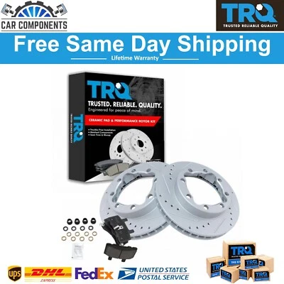 TRQ Front Brake Pad & Rotor Kit For 1989-2000 Chevy K2500 Truck GMC K2500 Truck - Image 1 of 4