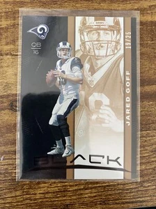 2019 Panini Black Bronze Parallel /25 SP Jared Goff SSP Rams Detroit Lions MVP?? - Picture 1 of 1