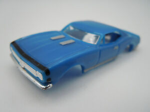 MODEL MOTORING BLUE W/ BLACK '67 CAMARO RS SHELL ~ NEW ~ FITS AURORA TJET