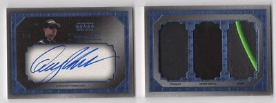 Denny Hamlin 2013 Press Pass Five Star Autograph Booklet Triple Relic Card /5 - Image 1 of 2