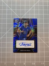 2022-23 Panini Select Premier League Armando Broja Auto Blue Pulsar Prizm SP EPL