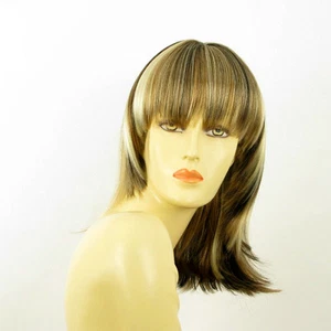 Perruque femme mi-longue méchée blond clair méché cuivré chocola BABETTE 15613H4 - Imagen 1 de 8