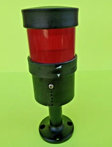 Telemecanique XVB C21 Light Base ,XVB C34 (Red) Light W/130 V Blub - Picture 1 of 3