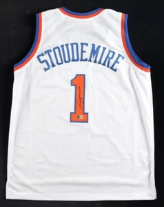 Amar'e Stoudemire Signed New York Knicks Jersey (Beckett) 6xAll Star Center - Picture 1 of 8