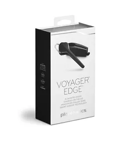 Plantronics Voyager Edge Bluetooth Wireless Headset + Charging Case- Black - Picture 1 of 5