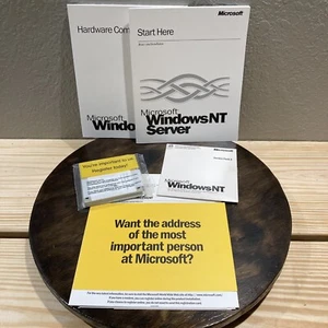 Microsoft Windows NT Server Setup Disks 1-3 + SP3 Manuals - Picture 1 of 4