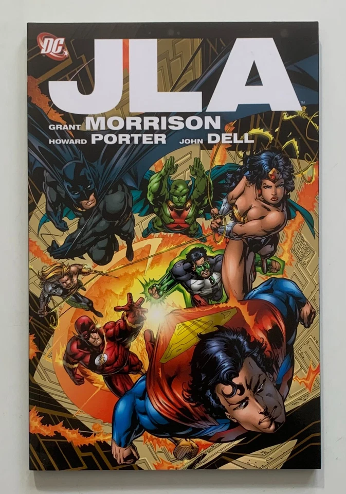 JLA Vol #1 Deluxe Edition TPB GN 1st print. (DC 2011) FN/VF condition. - Image 1 of 4