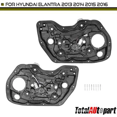 Nuevo 2x Reguladores de Ventana Eléctrica con Motor para Hyundai Elantra 2013-2016 Frontal Lado Foto 1 de 4